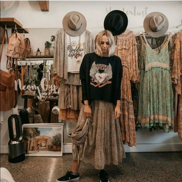 Dancing Outlaw Organic Sloppy Joe Sweater Spell Designs XS Cotton Tee - Picture 2 of 16